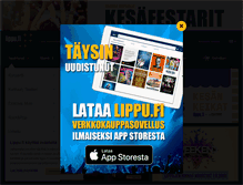 Tablet Screenshot of lippu.fi